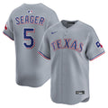 Texas Rangers Corey Seager | Nike Gray Road Limited Jersey