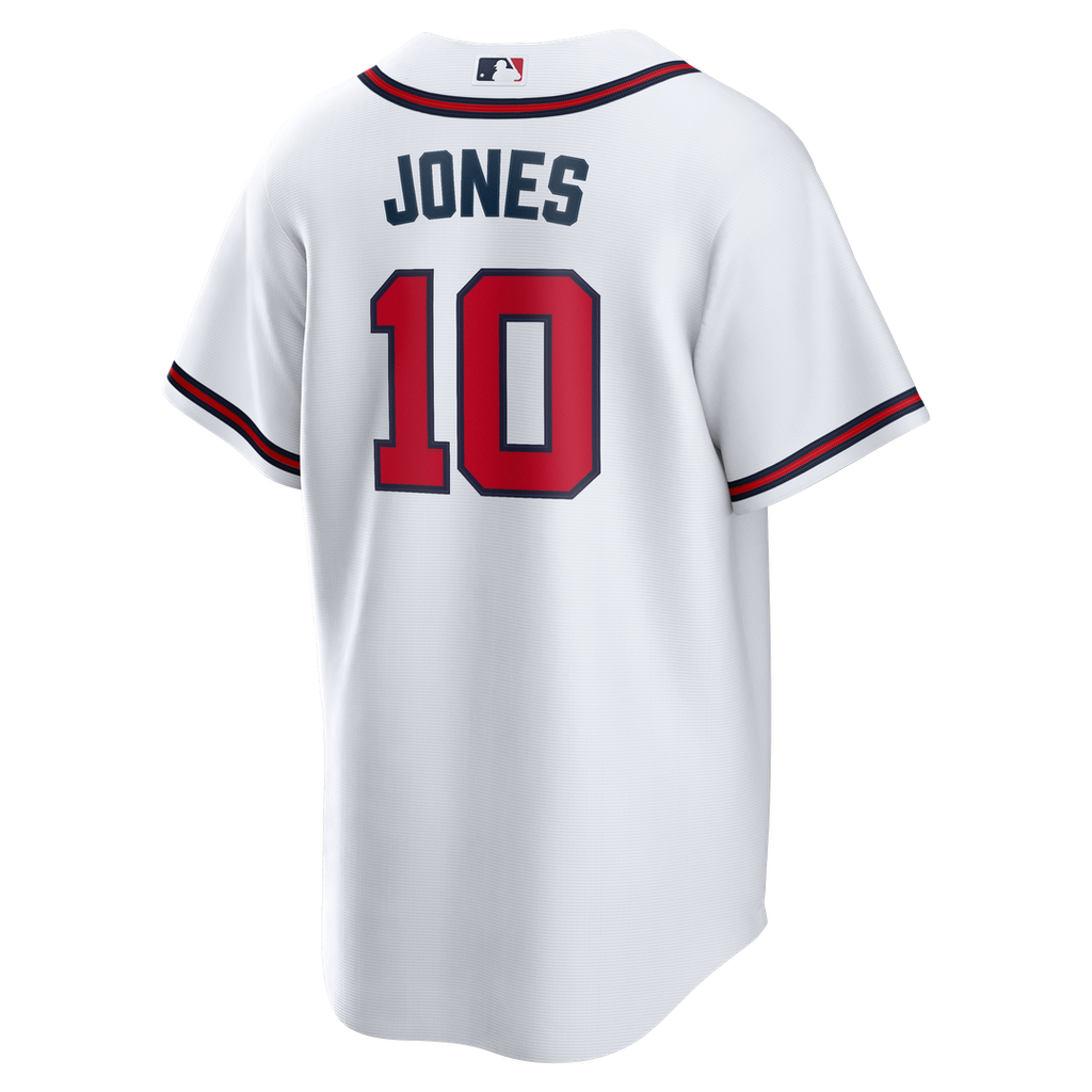 Atlanta Braves Chipper Jones | Nike White Home Retired Player Replica Jersey