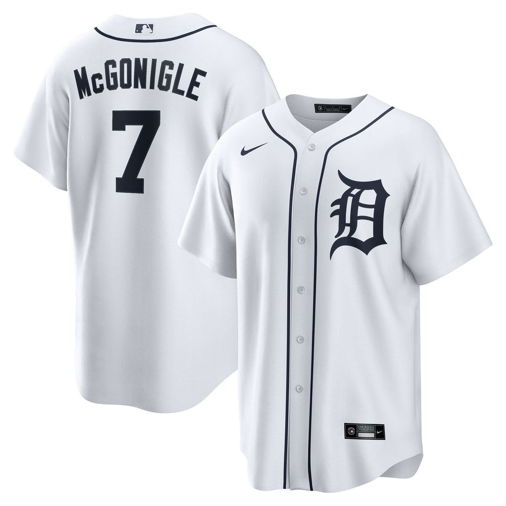 Detroit Tigers Kevin McGonigle | Nike White Home Replica Jersey