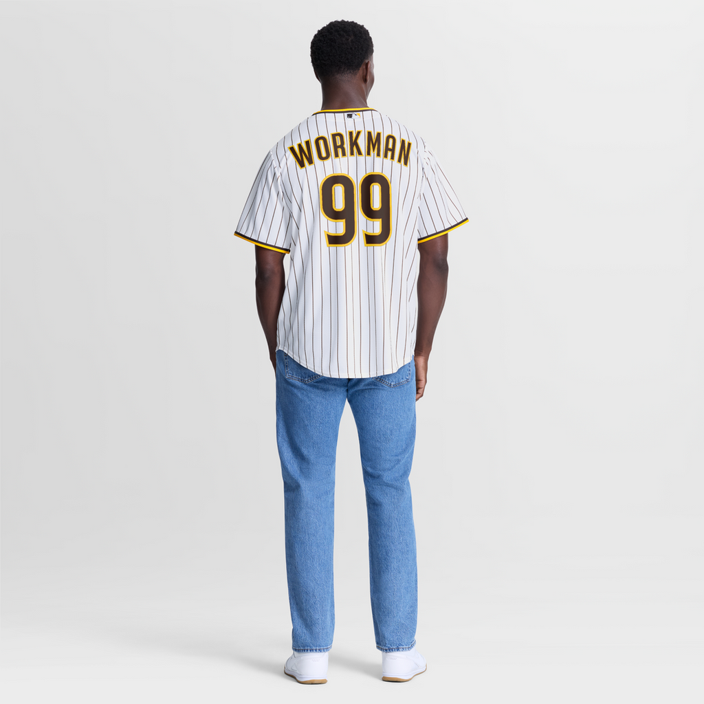 San Diego Padres Gage Workman | Nike White Home Replica Jersey