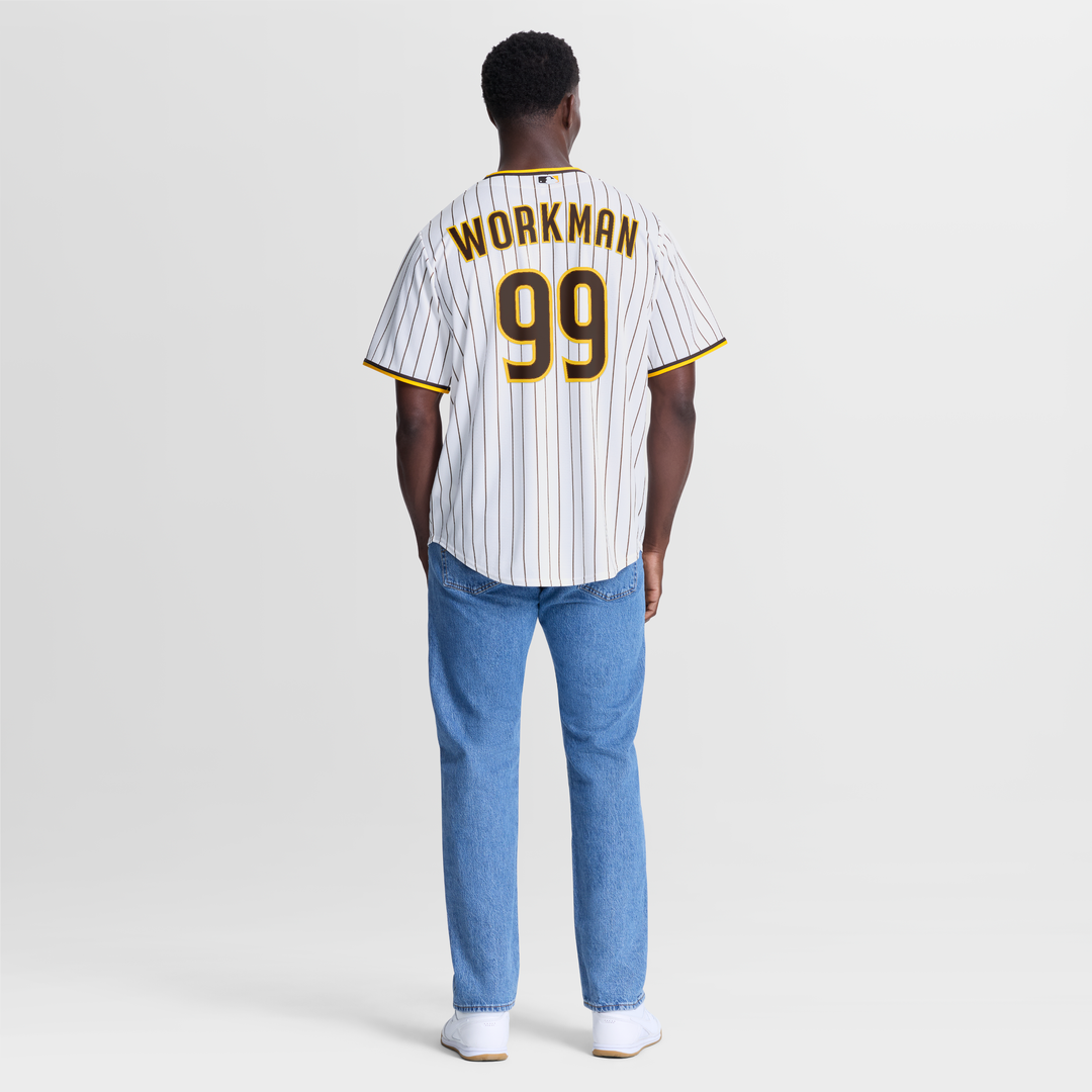 San Diego Padres Gage Workman | Nike White Home Replica Jersey