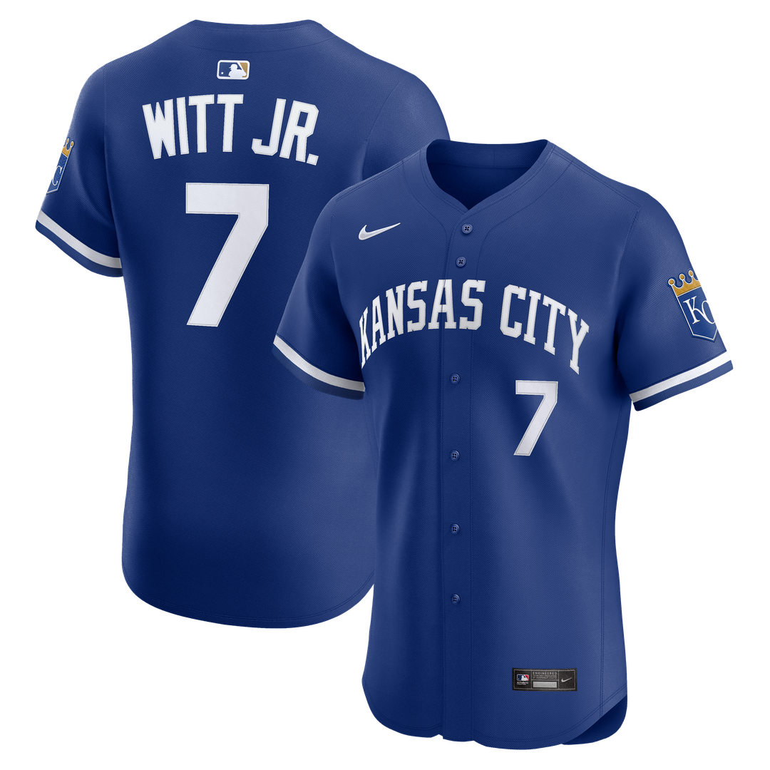 Kansas City Royals Bobby Witt Jr. | Nike White Home Elite Player Jersey