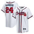 Atlanta Braves Deion Sanders | Nike White Home Retired Player Replica Jersey