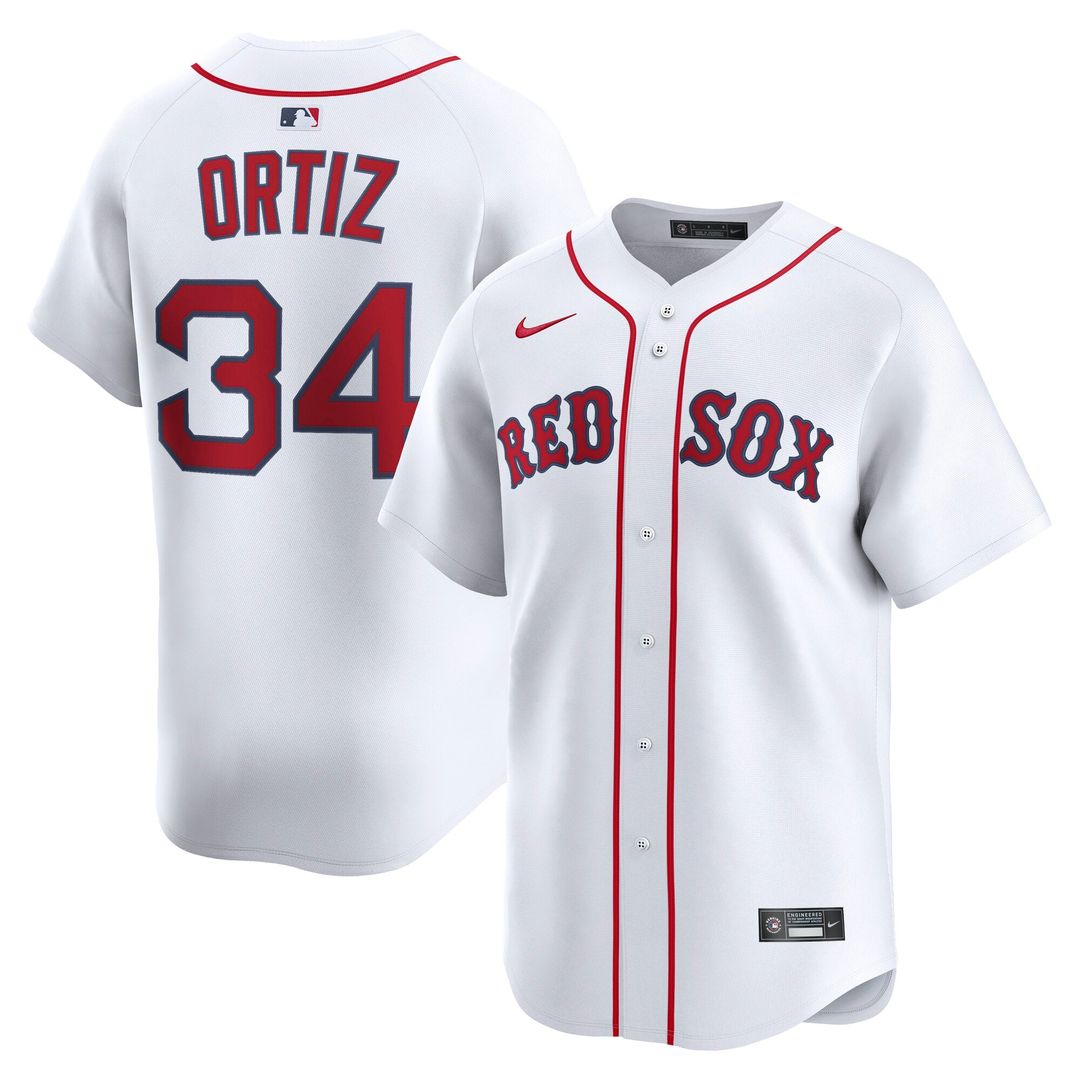 Boston Red Sox David Ortiz | Nike White Home Limited Jersey