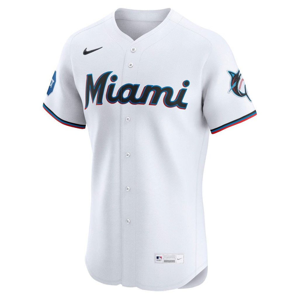 Miami Marlins | Nike White Home Elite Jersey