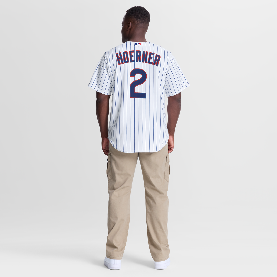 Chicago Cubs Nico Hoerner | Nike White Home Replica Jersey