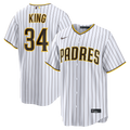 San Diego Padres Michael King | Nike White Home Replica Jersey