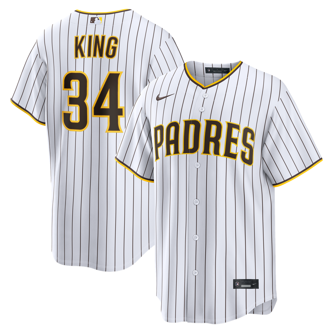 San Diego Padres Michael King | Nike White Home Replica Jersey