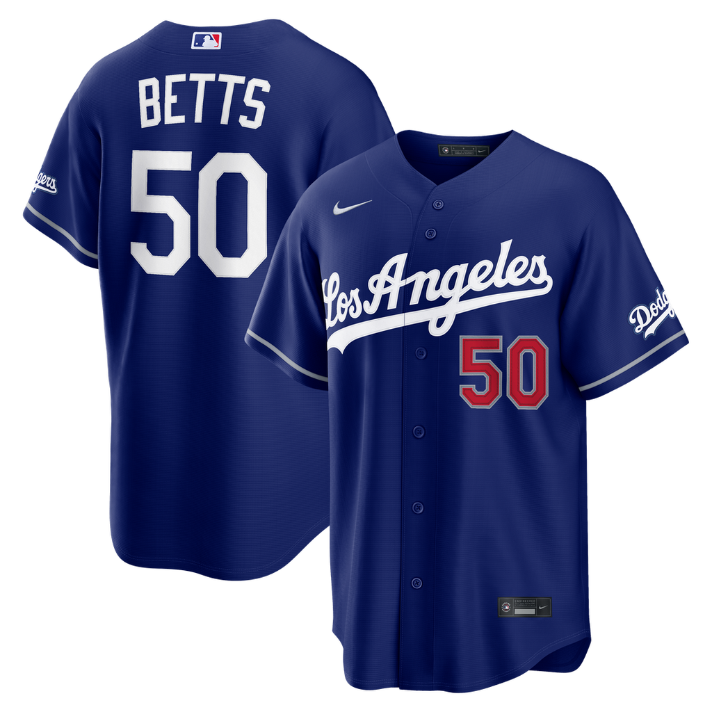 Los Angeles Dodgers Mookie Betts | Nike Royal Alternate Stadium Jersey