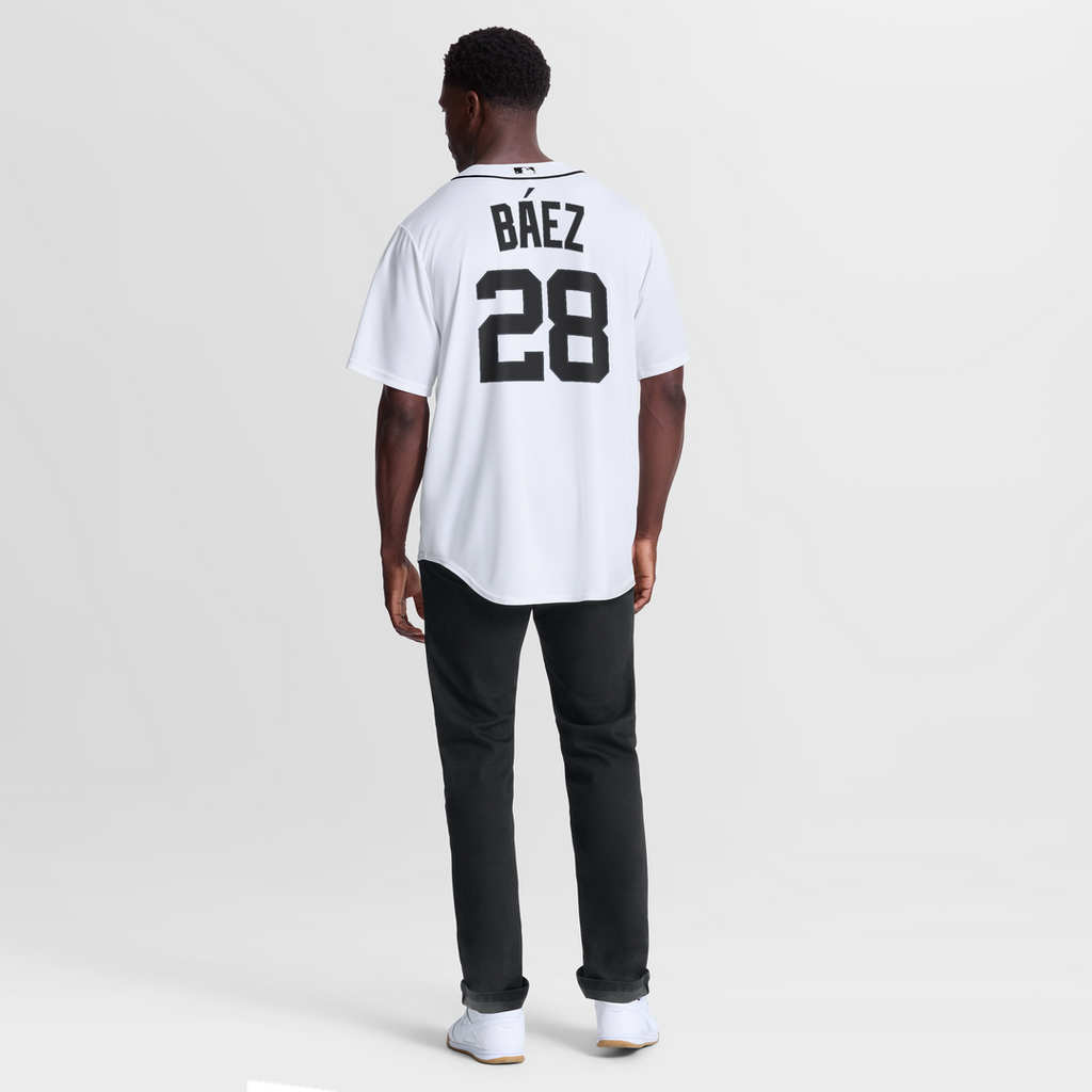 Detroit Tigers Javier Báez | Nike White Home Replica Jersey