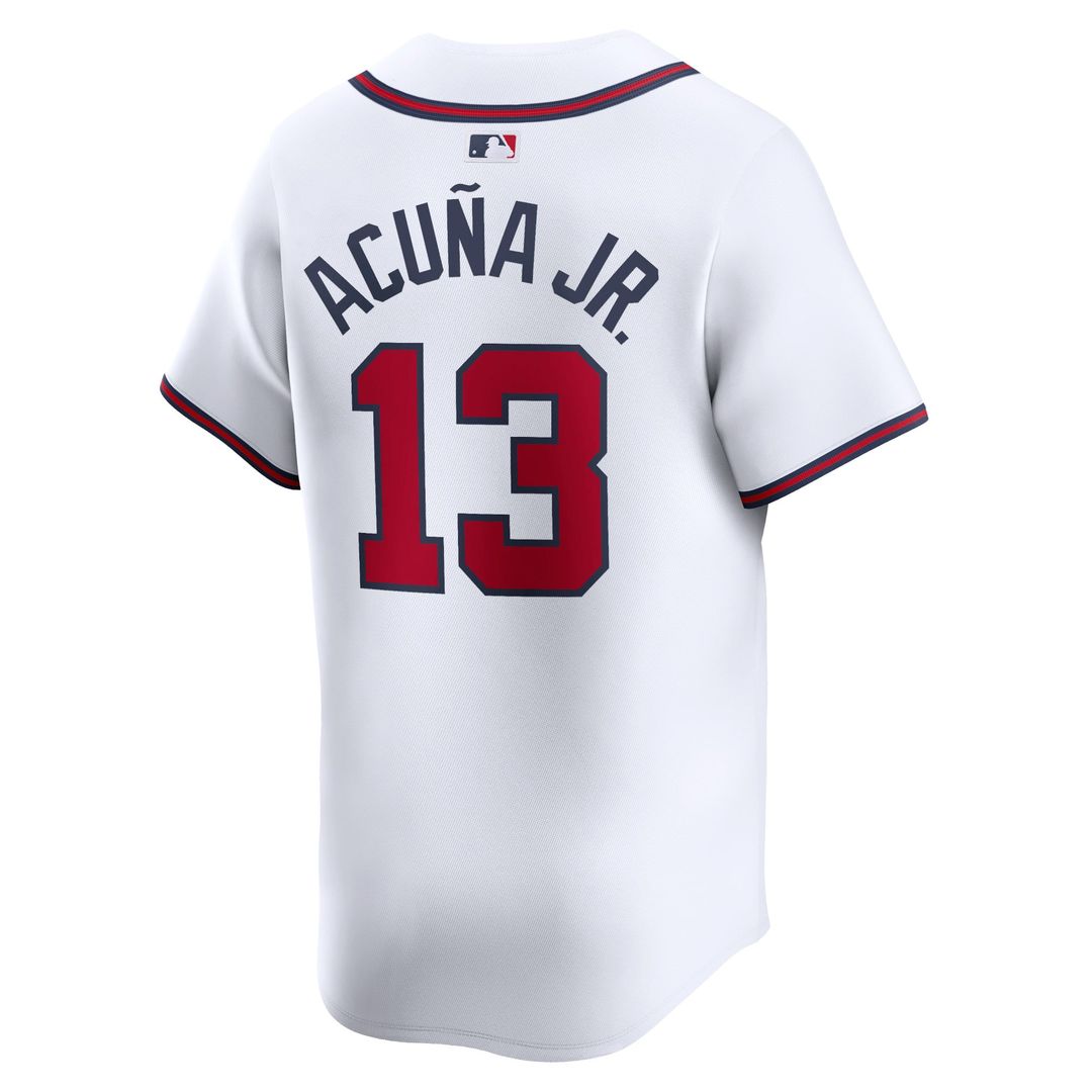 Atlanta Braves Ronald Acuña Jr. | Nike White Home Limited Player Jersey
