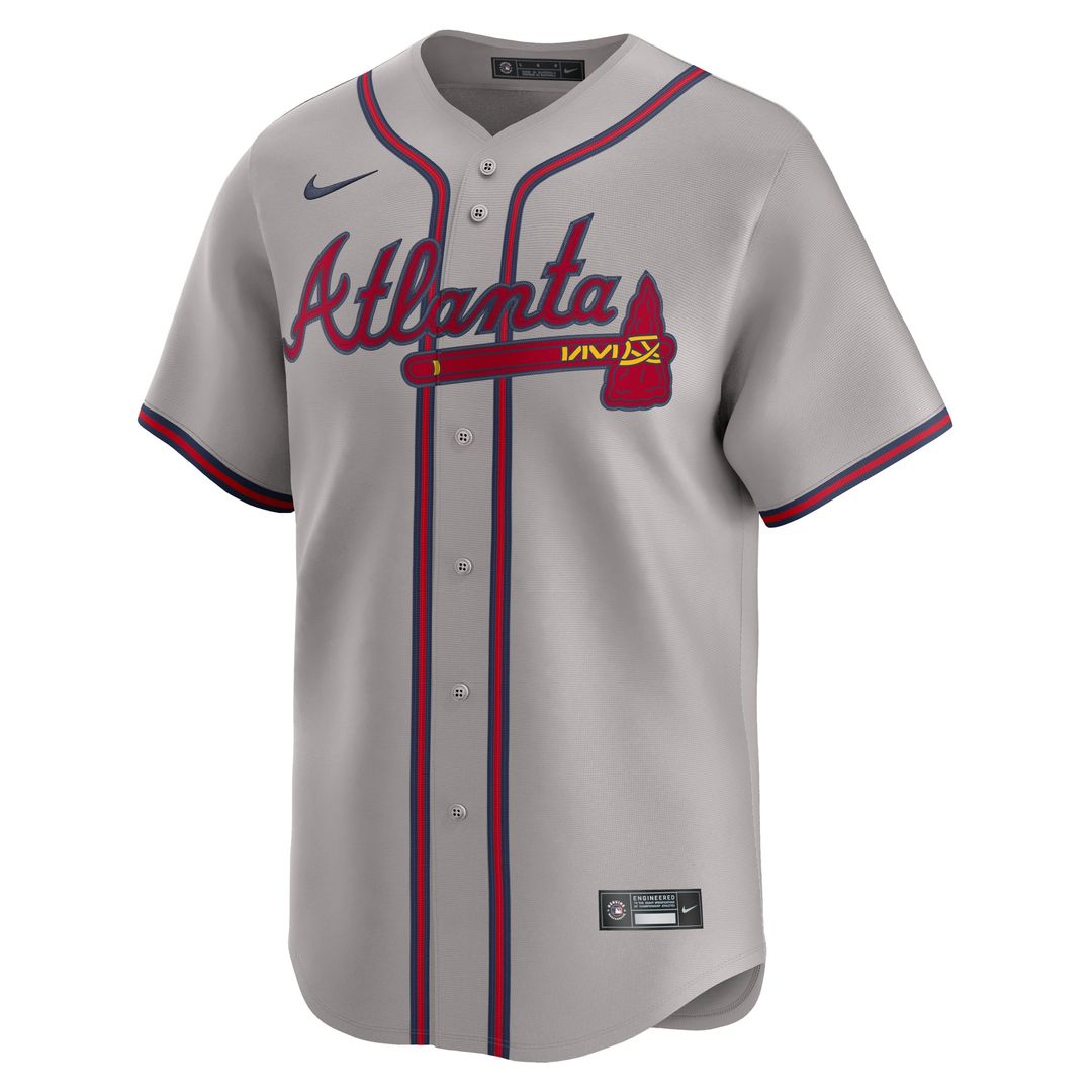 Atlanta Braves Matt Olson | Nike Gray Road Limited Player Jersey