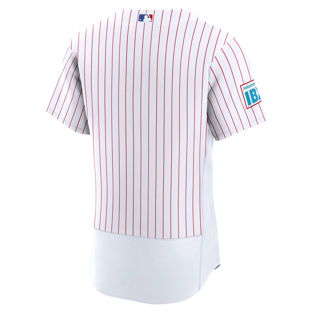 Philadelphia Phillies | Nike White Home Sponsor Patch Authentic Jersey