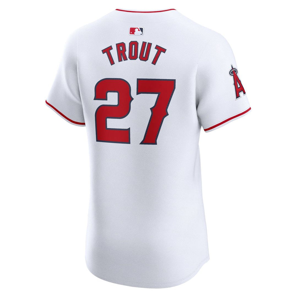 Los Angeles Angels Mike Trout | Nike White Home Elite Player Jersey