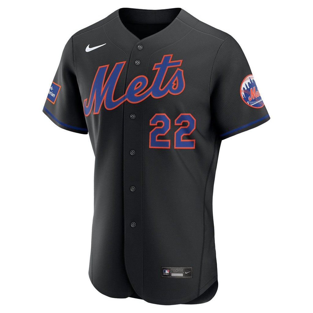 New York Mets Juan Soto | Nike White Home Authentic Sponsor Patch Jersey