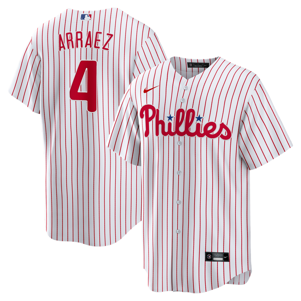 Philadelphia Phillies Luis Arraez | Nike White Home Replica Jersey