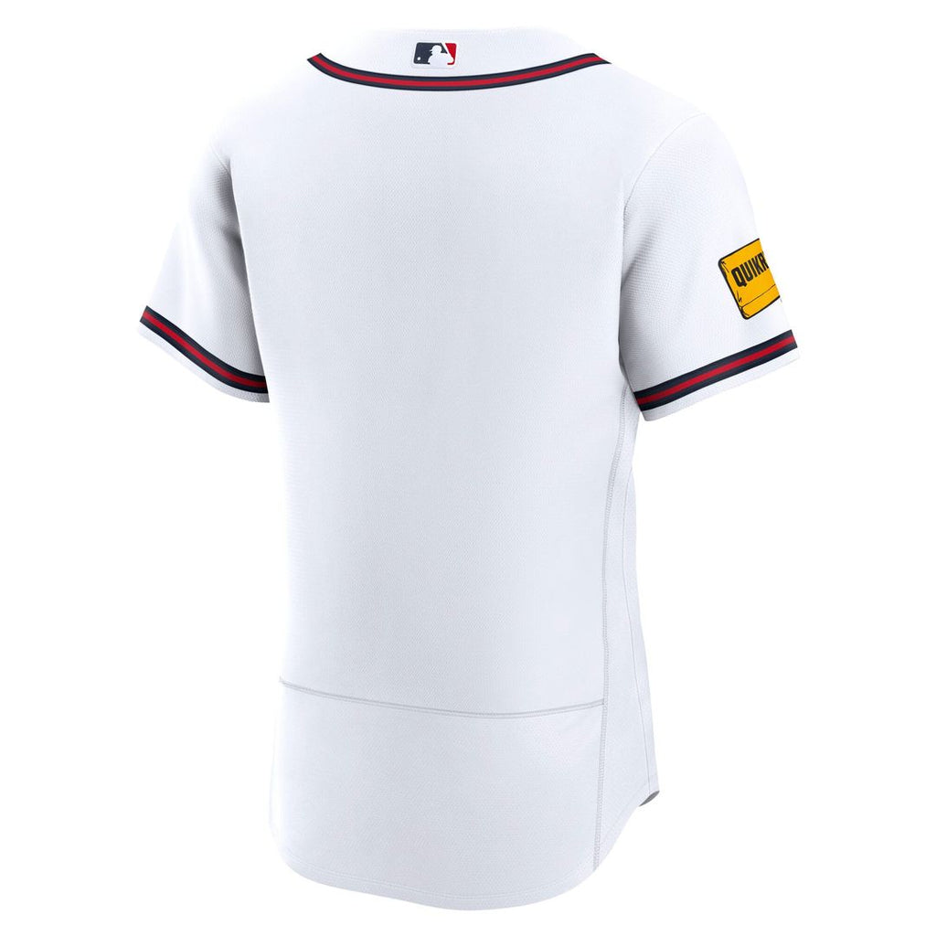 Atlanta Braves | Nike White Home Sponsor Patch Authentic Jersey
