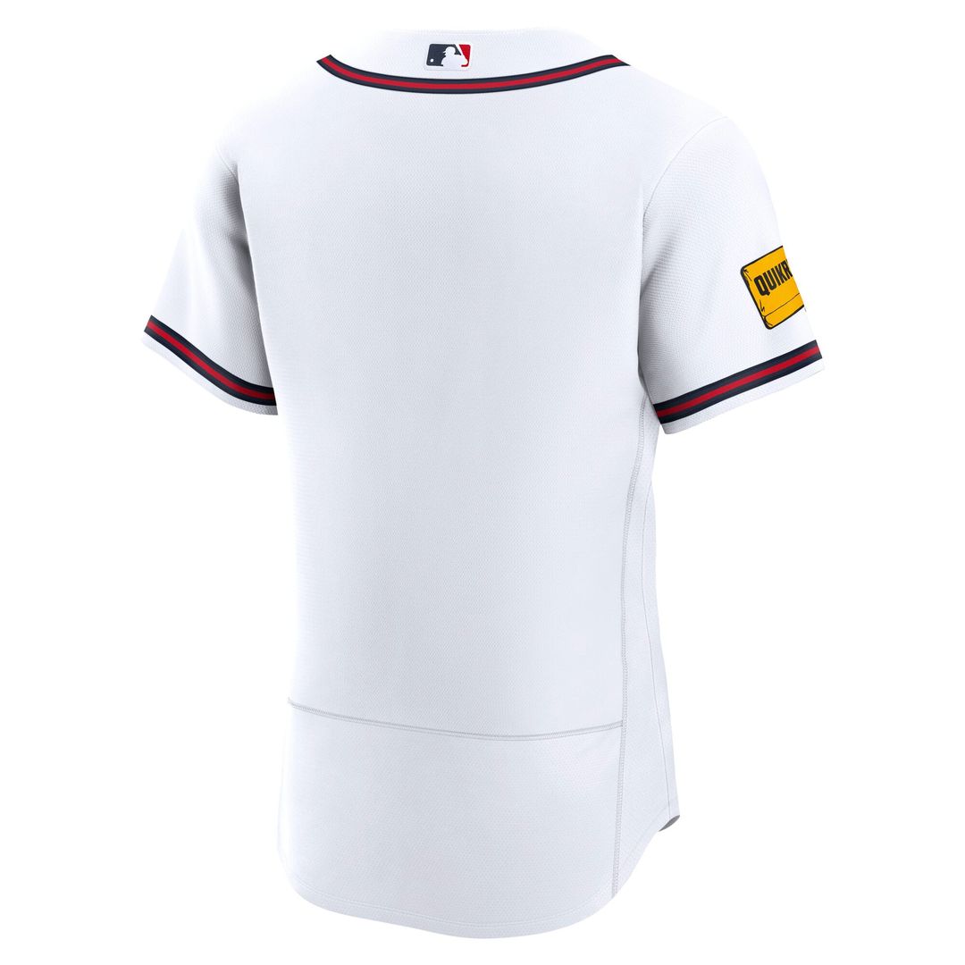 Atlanta Braves | Nike White Home Sponsor Patch Authentic Jersey