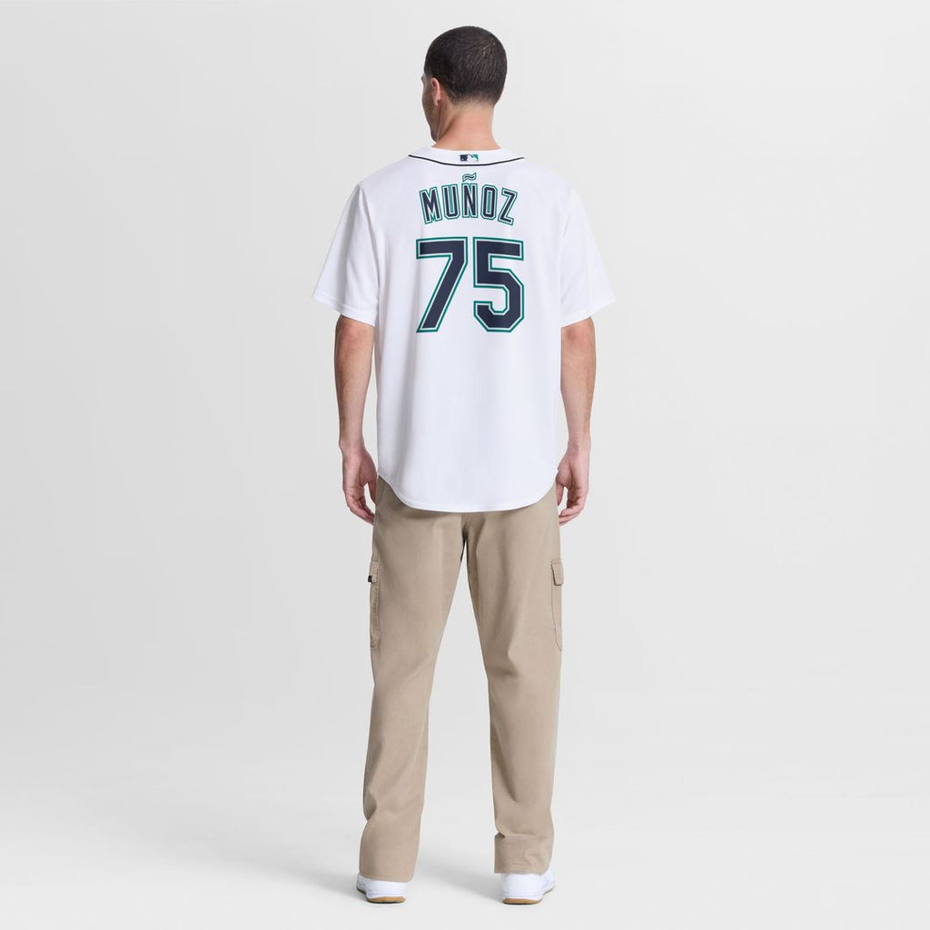 Seattle Mariners Andrés Muñoz | Nike White Home Replica Jersey
