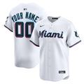 Miami Marlins | Nike White Home Limited Custom Jersey