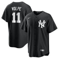 New York Yankees Anthony Volpe | Nike Black Fashion Replica Player Jersey