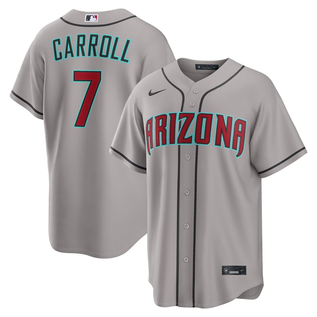 Arizona Diamondbacks Corbin Carroll | Nike Gray Road Replica Jersey