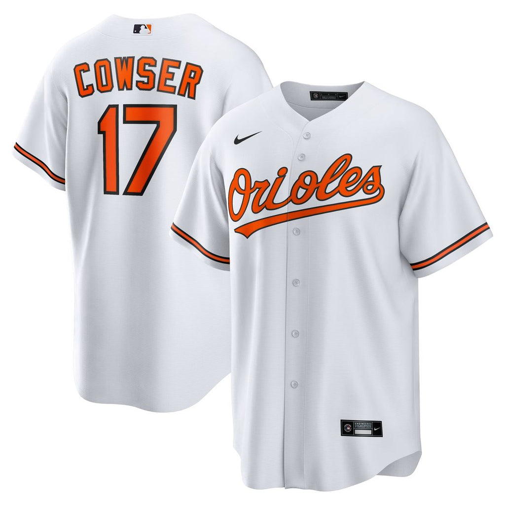 Baltimore Orioles Colton Cowser | Nike White Home Replica Jersey