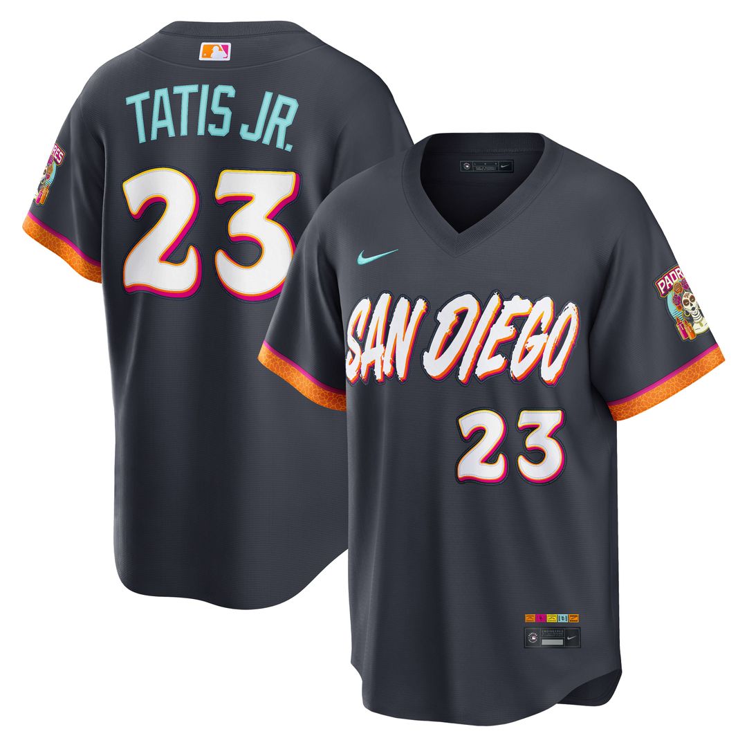 San Diego Padres Fernando Tatis Jr. | Nike Obsidian 2026 City Connect Stadium Jersey