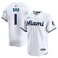 Miami Marlins | Nike White #1 Dad Home Limited Jersey