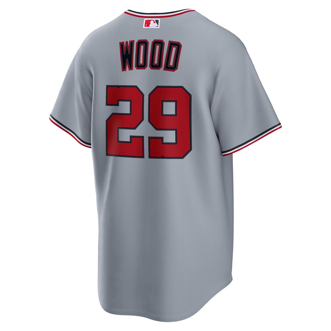 Washington Nationals James Wood | Nike Gray Road Replica Jersey