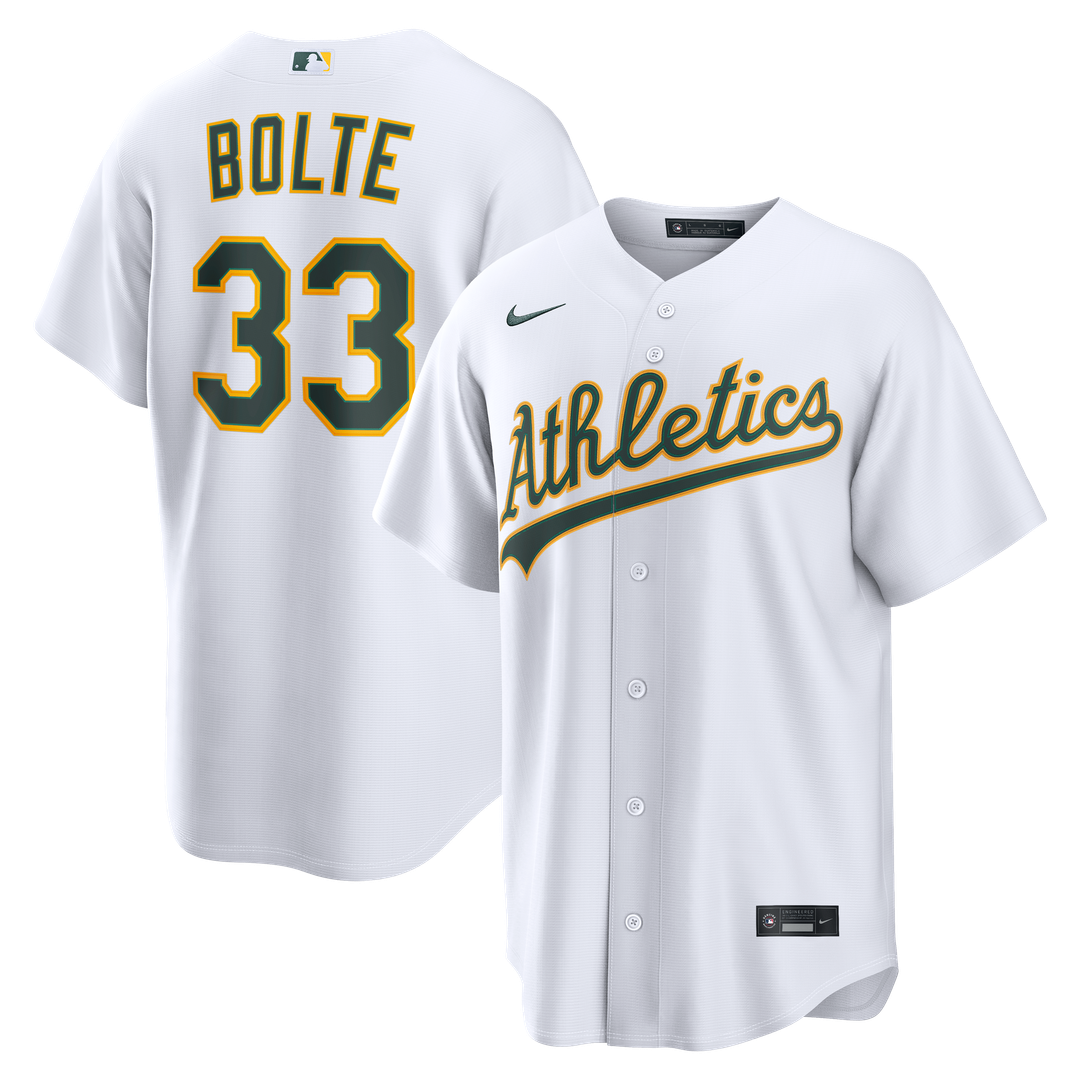 Athletics Henry Bolte | Nike White Home Replica Jersey