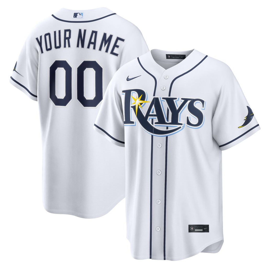 Tampa Bay Rays | Nike White Home Stadium Custom Jersey