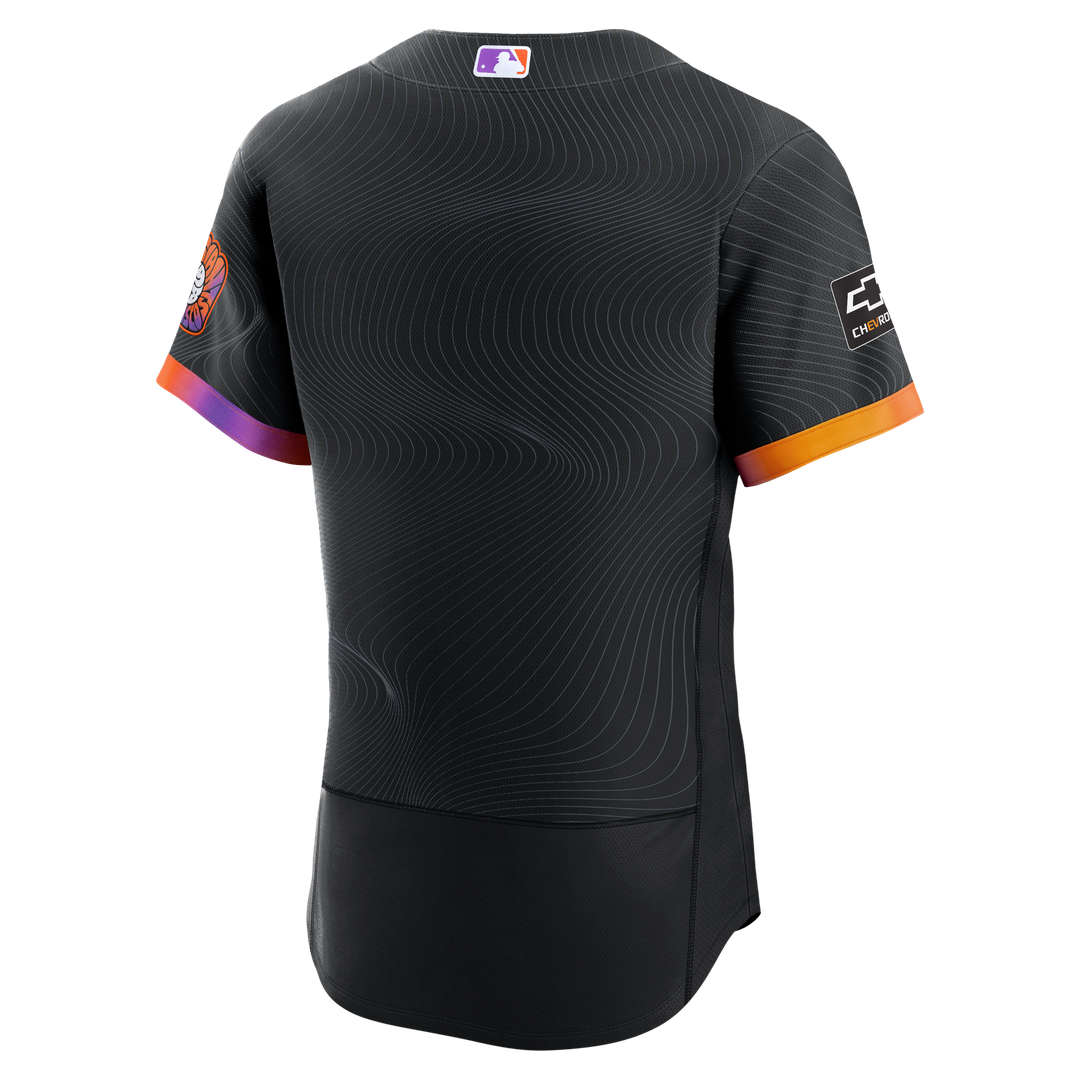 San Francisco Giants | Nike Anthracite City Connect Authentic Sponsor Patch Jersey