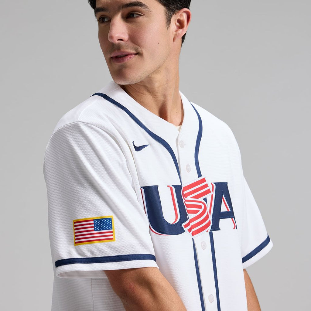USA Baseball Aaron Judge | Nike White 2026 World Baseball Classic Home Stadium Jersey