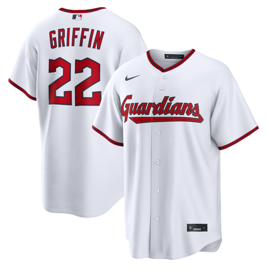 Cleveland Guardians Foster Griffin | Nike White Home Replica Jersey