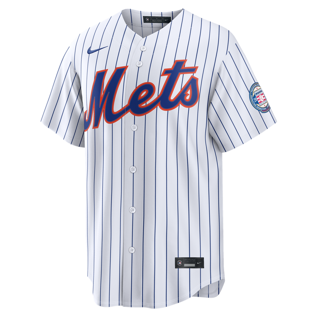 New York Mets Carlos Beltran | Nike White Home Replica 2026 Hall of Fame Patch Jersey