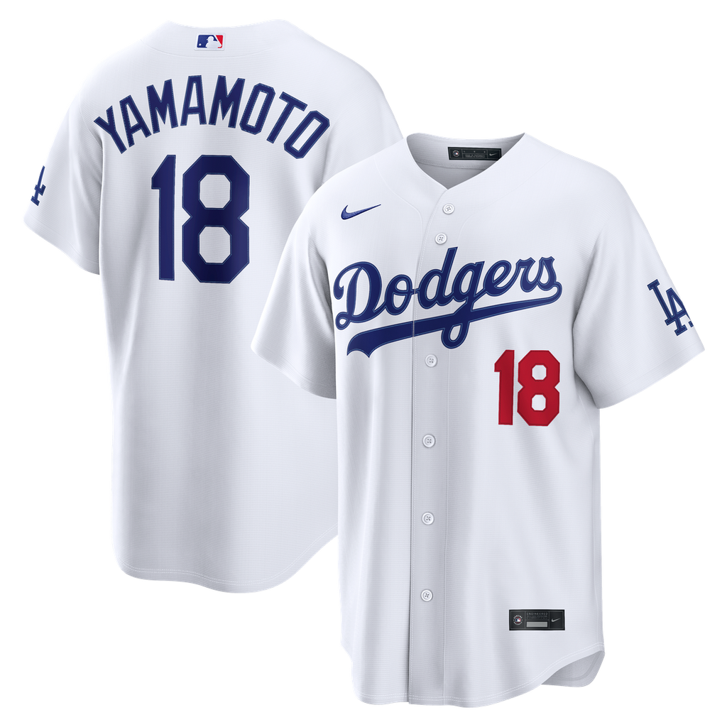 Los Angeles Dodgers Yoshinobu Yamamoto | Nike White Home Stadium Jersey