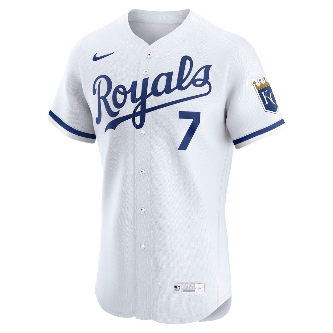 Kansas City Royals Bobby Witt Jr. | Nike White Home Elite Player Jersey