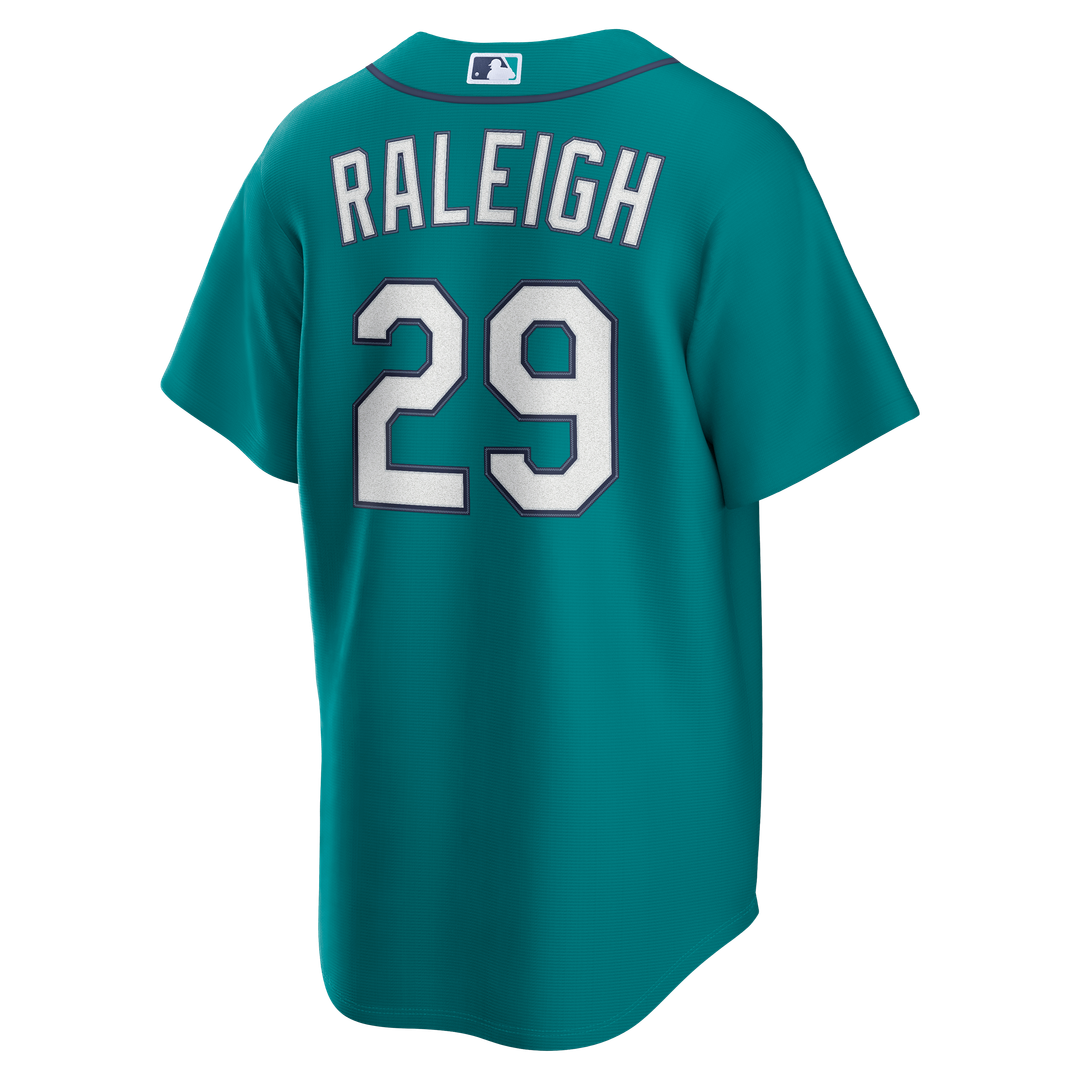 Seattle Mariners Cal Raleigh | Nike Teal Alternate Replica Jersey
