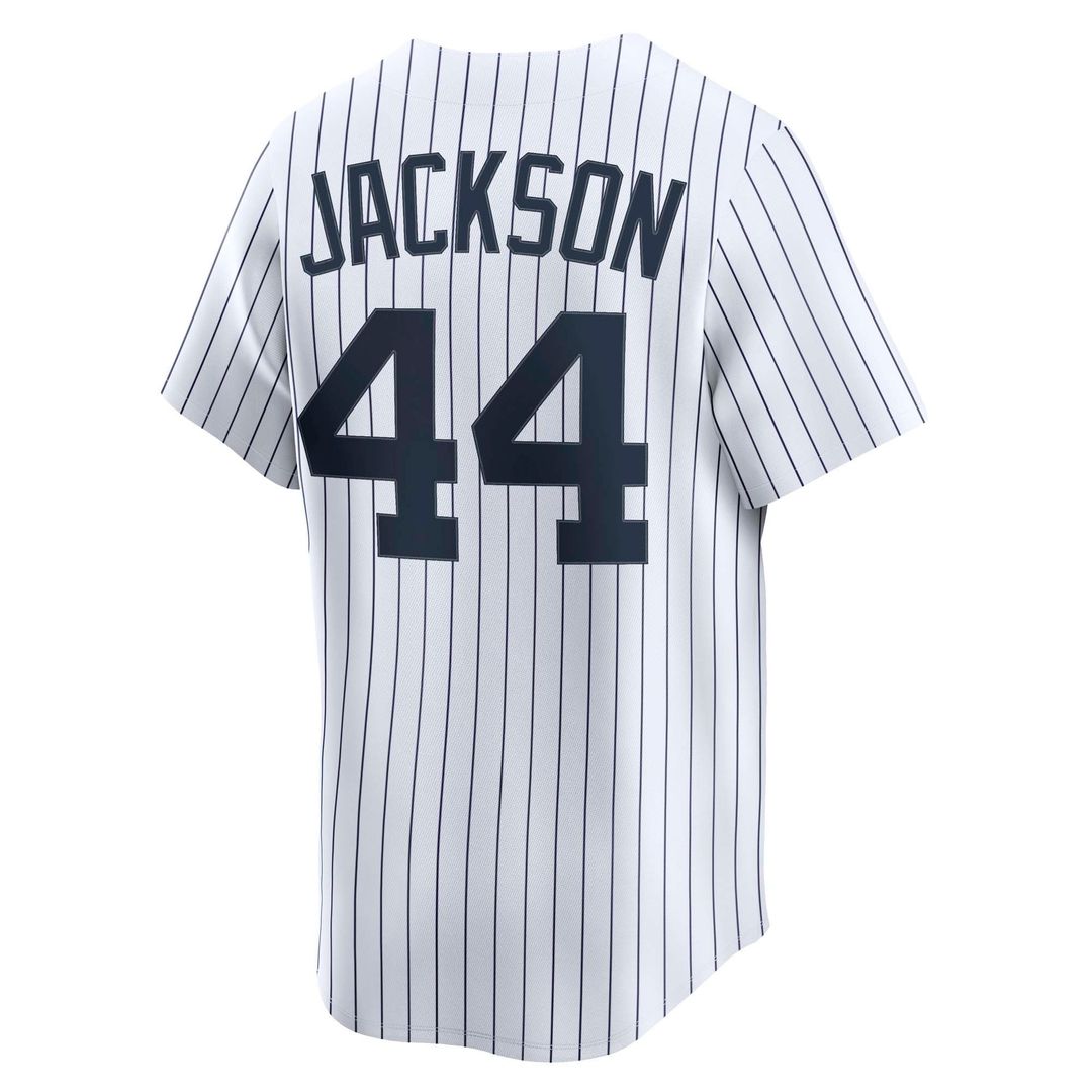 New York Yankees Reggie Jackson | Nike White Throwback Cooperstown Collection Limited Jersey
