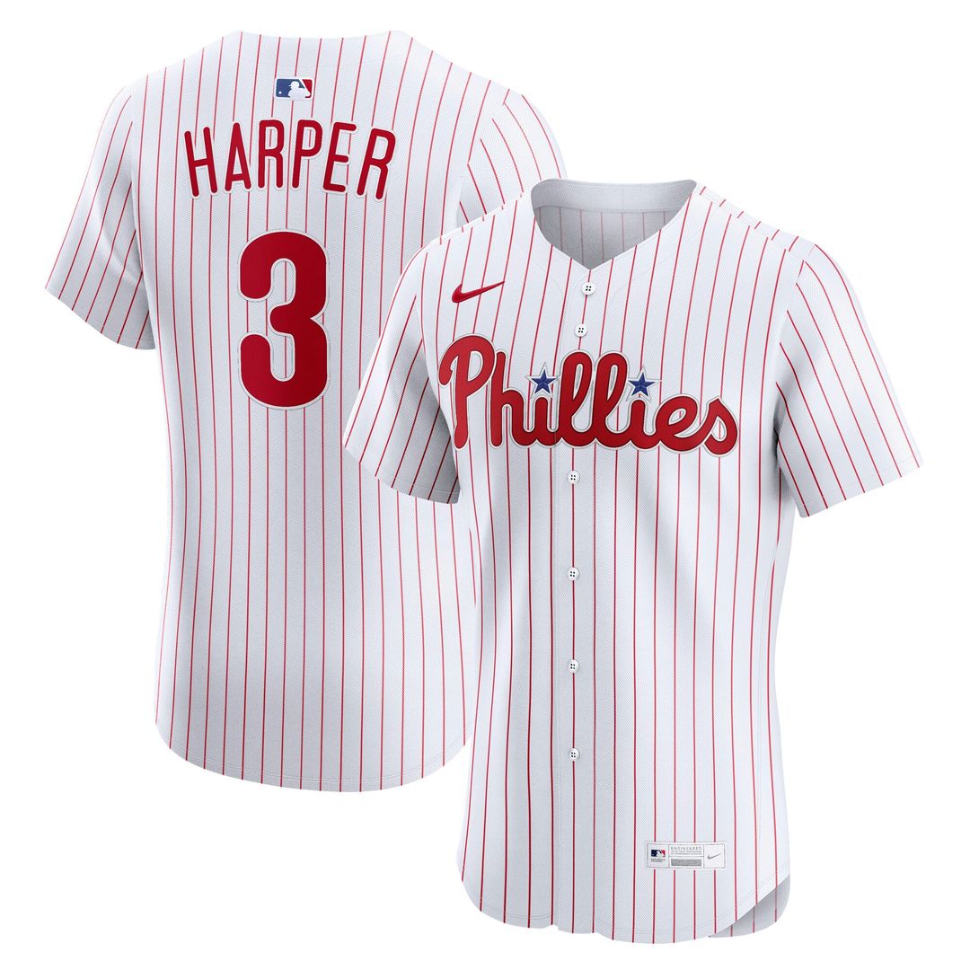 Philadelphia Phillies Bryce Harper | Nike White Home Elite Jersey