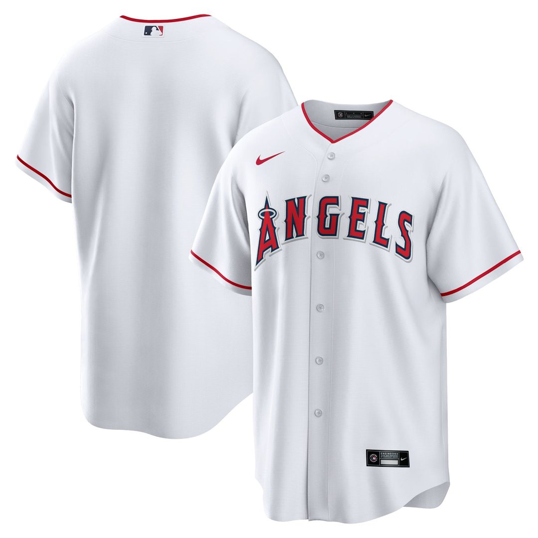 Los Angeles Angels | Nike White Home Blank Replica Jersey