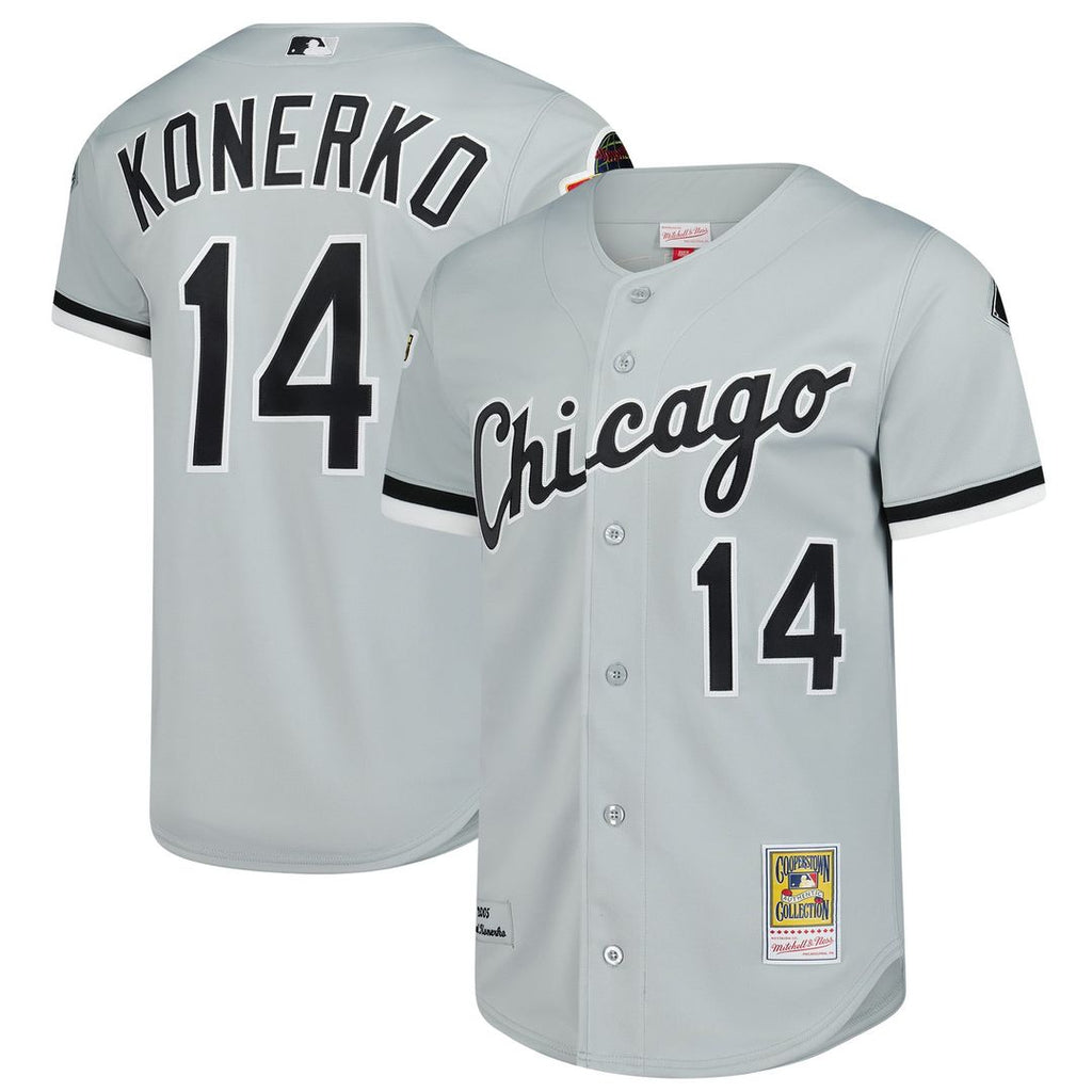 Chicago White Sox Paul Konerko | Mitchell & Ness Gray 2005 Cooperstown Collection Authentic Jersey