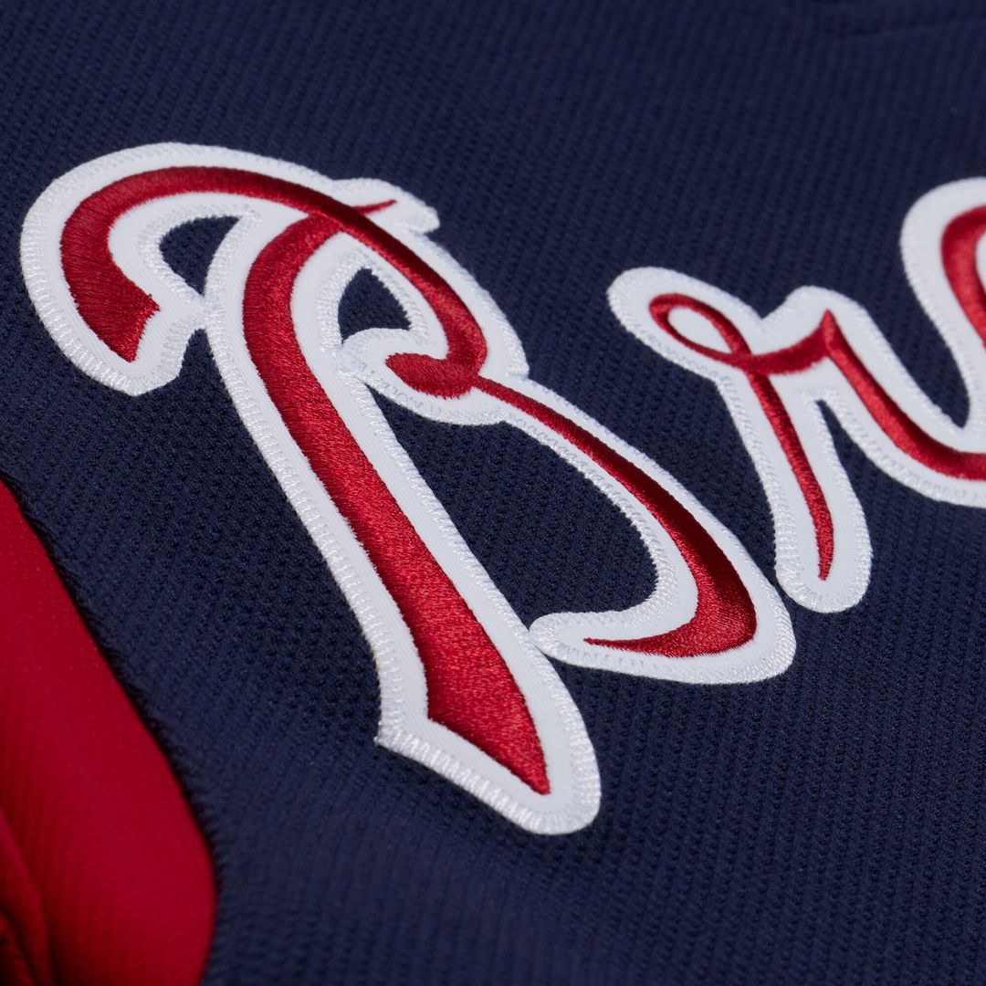 Atlanta Braves Andruw Jones | Mitchell & Ness Navy Authentic Batting Practice Jersey
