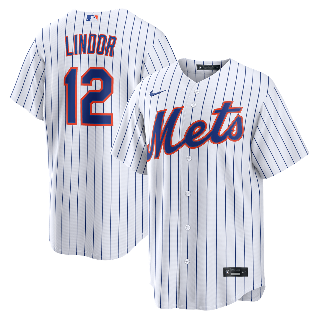 New York Mets Francisco Lindor | Nike Black Alternate Replica Jersey