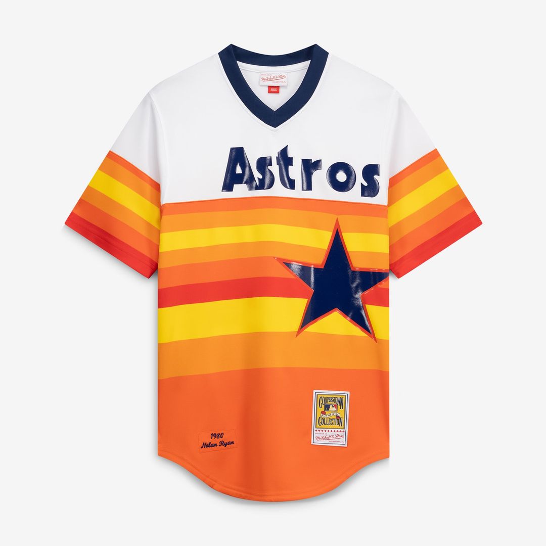 Houston Astros Nolan Ryan | Mitchell & Ness White Throwback Authentic Jersey