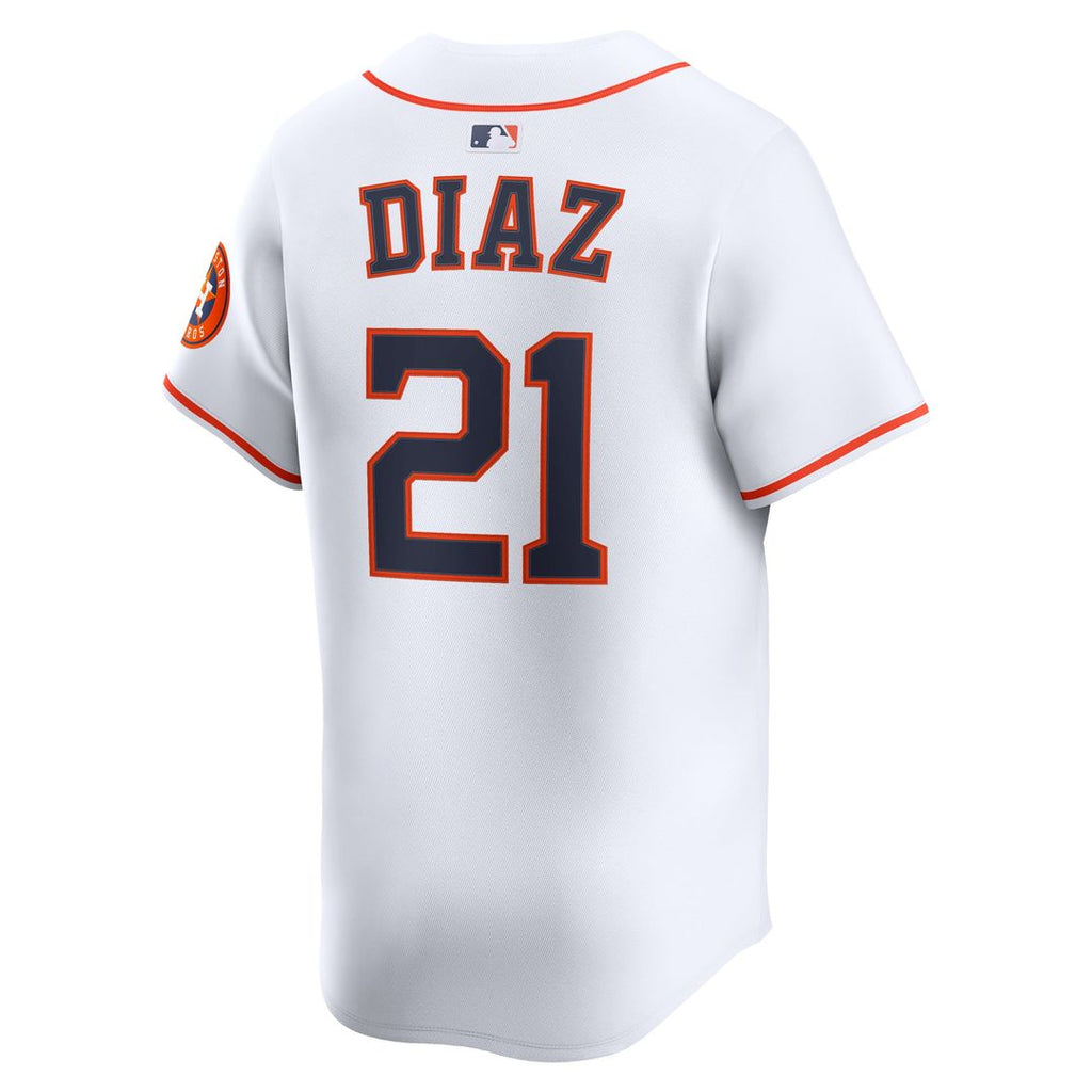 Houston Astros Yainer Diaz | Nike White Home Limited Player Jersey