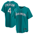 Seattle Mariners Colt Emerson | Nike Teal Alternate Replica Jersey