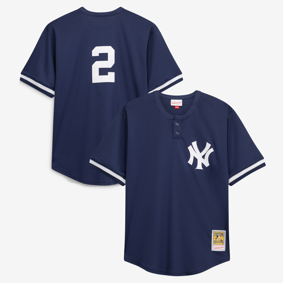 New York Yankees Derek Jeter | Mitchell & Ness Navy Big & Tall Batting Practice Replica Player Jersey