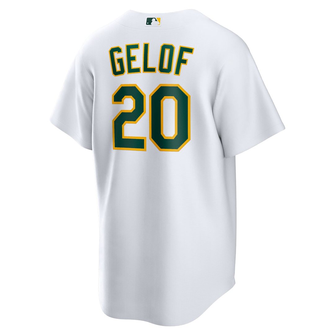 Athletics Zack Gelof | Nike White Home Replica Jersey